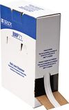 Brady M61C-240-498 BMP61 BMP71 serie CleanLift Repositionable Vinyl Doek Label Supply, Semi-Gloss Afwerking, 0,6 cm Breedte x 30' Lengte, Wit