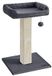 Tonneau griffoir Poteau griffoir pour chats - Gris foncé