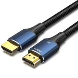 HDMI-kabel, V2.1, 8k, stekker naar stekker, lengte 1,5 m, blauw, hoge snelheid en optimale prestaties