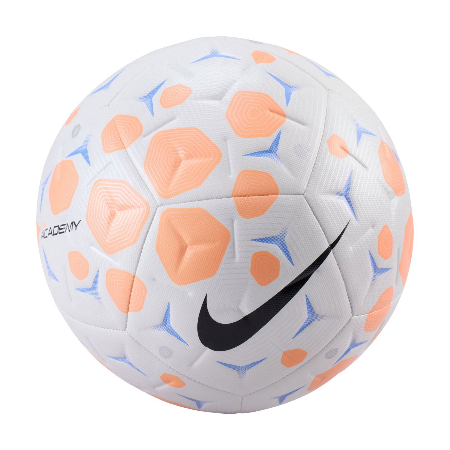 Nike Academy Voetbal - Wit/oranje, maat Ball SZ. 5