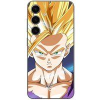 Maniacase Etui Samsung Galaxy S24 plus Dragon ball z sangoku blond haar