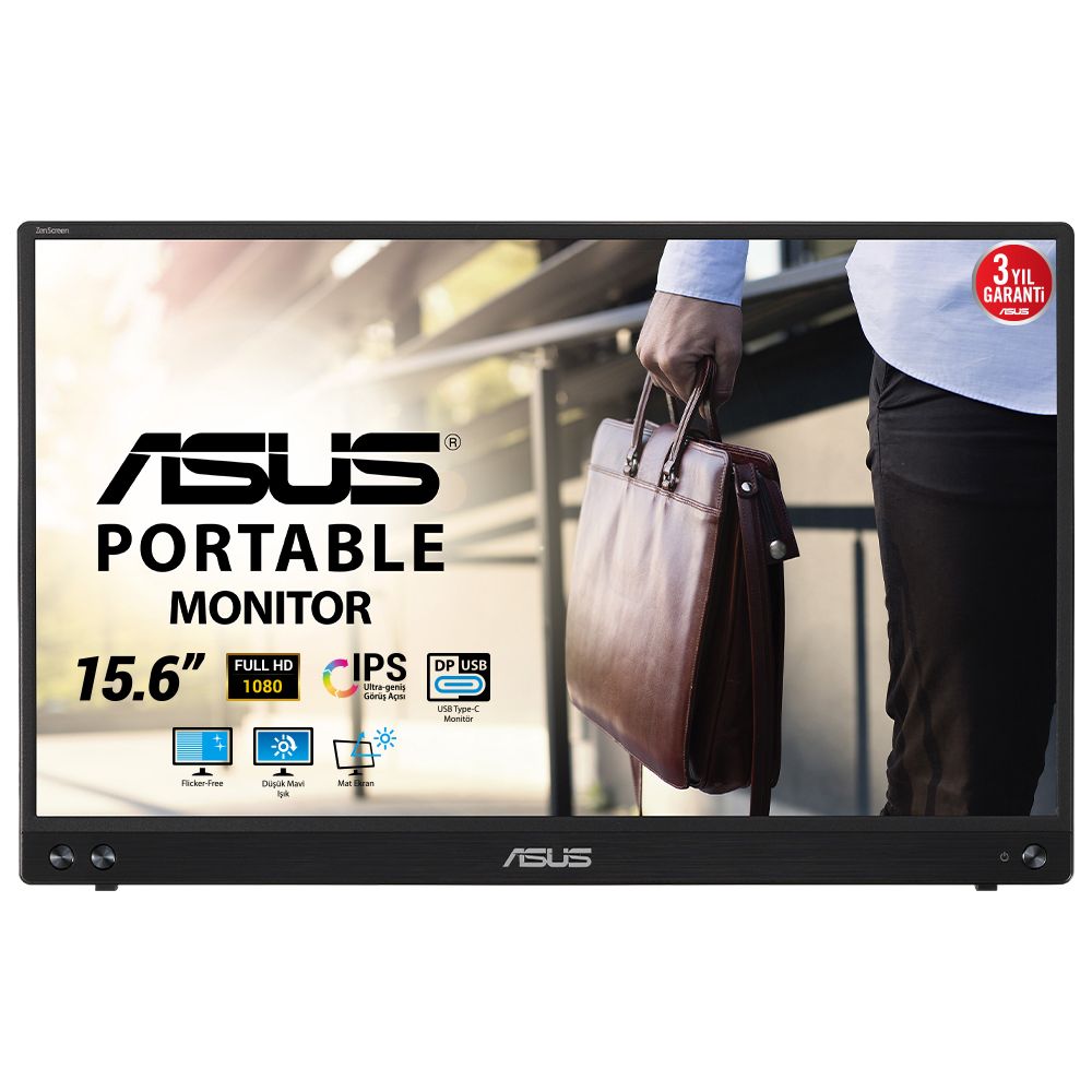 ASUS MB16ACV - 15.6" Full HD Monitor - IPS - Black