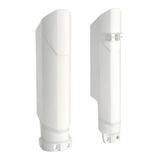 POLISPORT 8399300002 - Volledig omwikkelde vorkbeschermer gemaakt van stevig, slag- en slijtvast plastic compatibel met motorfietsen KTM, HUSQVARNA, GAS GAS, SHERCO in kleur Wir