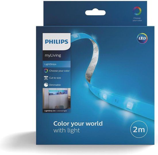Philips LED Lightstrip - gekleurd licht - 2m