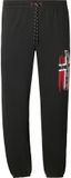 Jan Vanderstorm heren Joggingbroek - 52/54 - zwart - Plus Size