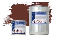 Wixx 2K Epoxy 550 Betonverf - 10L - RAL 8012 | Roodbruin