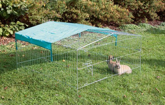 Kerbl Easy Konijnenren - Vierkant - 115 x 115 x 60 cm