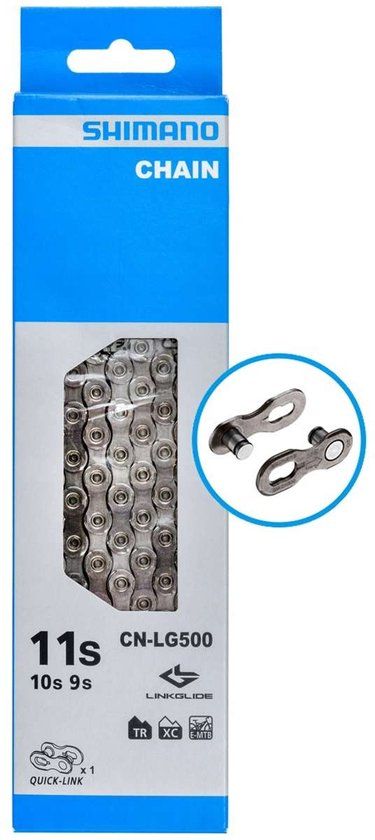 Shimano CN-LG500 Ketting 10/11-speed LINKGLIDE / 11-speed HG - 126 schakels