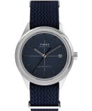Timex Marlin Jet TW2Y24500 Horloge - Textiel - Blauw - Ø 38 mm