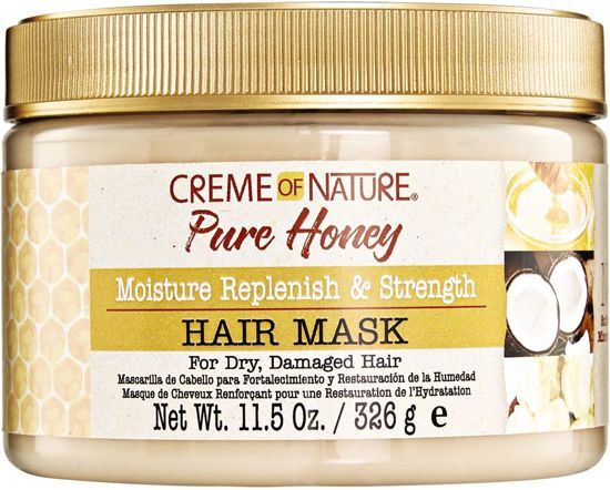 Creme of nature Pure Honey Moisture Replenish & Strength Mask-340gr