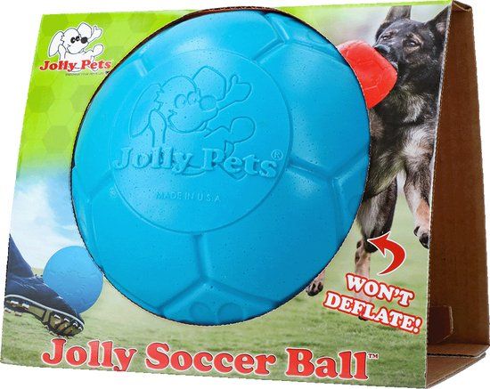 Jolly Pets Jolly Soccer Ball - Ø20 cm - Light Blue