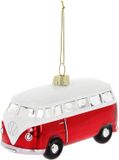 BRISA VW Collection - Volkswagen T1 Bulli Bus kerstversiering & decoratie van glas in geschenkdoos (schaal 1:40)