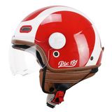 CGM 191g Pix Sprint Open Helm Rood Wit XXL