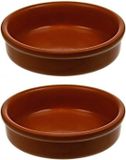 Cosy & Trendy Mini tapas schaaltjes - bruin - 20 stuks - Ø 6 cm