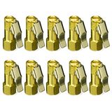 Milton 697-2 1/4" FNPT Euro Style Air Chuck - Box of 10, Brass