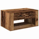 vidaXL Salontafel Oud Hout 80 x 50 x 40 cm