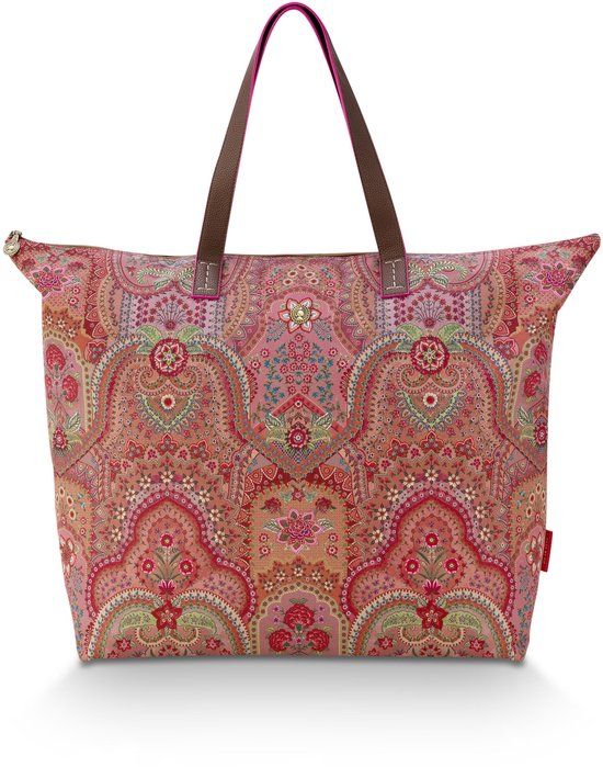 Pip Studio Tilda Tote Bag Dames Tas Jabali Rood 66x20x44cm