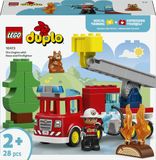 LEGO Duplo Camion de pompiers avec tuyau et pompier