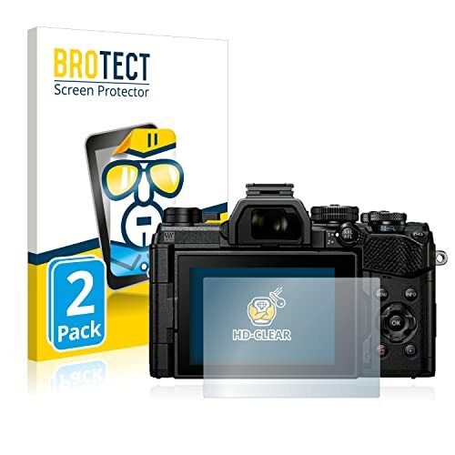 brotect 2x Schermbeschermer compatibel met Olympus OM System OM-5 Screen Protector transparant