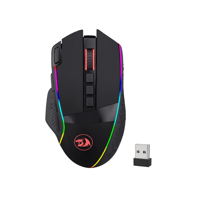 Redragon M991 - Draadloze Gaming Muis - 19000 DPI - Bedraad/Draadloos - Gamer Muis - Snelle Brand Sleutel