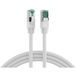 Patchkabel RJ45 Patchkabel Cat.6A S/FTP LSZH, weiß 2m - 1 VPE = 10 Stück