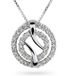 Orphelia HD-4206 - Hanger - 18 Karaat Witgoud / Diamant 0.34 ct