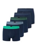 Schiesser 5-pack heren boxershorts 95/5 Multipacks donkerblauw 4XL