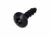 Piaggio plaatstaartschroef zwart 4 x 16 mm CM180701 geschikt Liberty 50