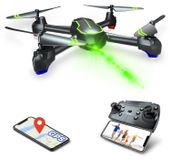 Drone GPS - Caméra Full HD 1080p - Mode suivi - 32 minutes d'autonomie - Pour débutants