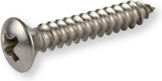 Deltafix Spaanplaatschroeven Lenskop Pozidriv Verzinkt 3.5x19mm