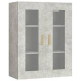 vidaXL Bovenkast 69,5x34x90 cm betongrijs