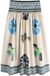 Next Dames Maxirok met Abstracte Randprint - Crème