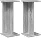 vidaXL Plantenstandaard 2 stuks Grijs Sonoma 25 x 25,5 x 60,5 cm Bewerkt hout