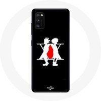 Maniacase Hoesje voor Samsung Galaxy S20 Plus Hunter x Hunter Manga Logo Zwarte achtergrond