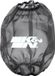 K&N RF-1015DK Drycharger Filterhoes voor RF-1015, 152-114 x 178mm - Zwart