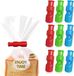 HORCONDORM S.R.L. Set van 9 zakkenclemmen, chipstangen, voedselklemmen, herbruikbare boodschappentasklemmen, broodklemmen, plastic zakkenclemmen voor voedsel