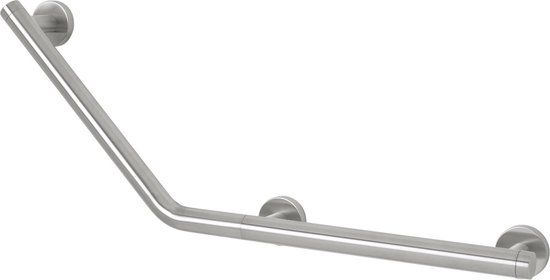 Tiger Boston Comfort & Safety Wandbeugel links 135º - RVS geborsteld