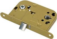 KOTARBAU Insteekslot WC/Bad 72/45 mm Links/Rechts Universeel Kamerdeurslot Deurslot Staal Poedercoating Roestvrij Staal Robuust