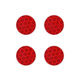 4R Quattroerre.it 4072 Diamond Refractive, rood, 4 stuks