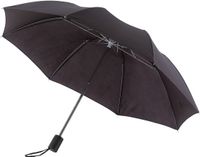 Merkloos / Sans marque L-Shop-Team Nederland B.V. Opvouwbare paraplu - klein en compact - D85 cm - Zwart - Polyester