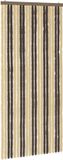 vidaXL Insecten Gordijn Chenille Donkerbruin en Beige 90 x 200 cm