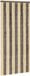 vidaXL Insecten Gordijn Chenille Donkerbruin en Beige 90 x 200 cm