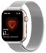 Wigento Honor Vervangingsband van metaalgaas in Milanese stijl, zilverkleurig, voor de Honor Watch 5, met magnetische sluiting