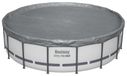 Bestway Pool cover Ø4,88 m Round Polyester Grey