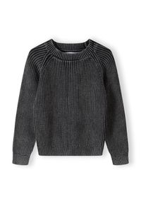 Minoti raglan trui jongens 100% katoen - zwart