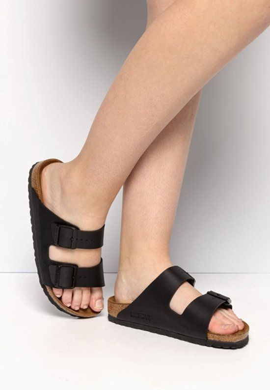 Birkenstock Arizona - Slippers - Black - Size 42