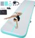 VEVOR Gymnastiek Luchtmat 10cm Dikke Opblaasbare Gymnastiek Tumbling Mat, Tumblingbaan met Elektrische Pomp, Trainingsmatten voor Thuisgebruik/Gym/Yoga/Cheerleading/Strand/Park Groen