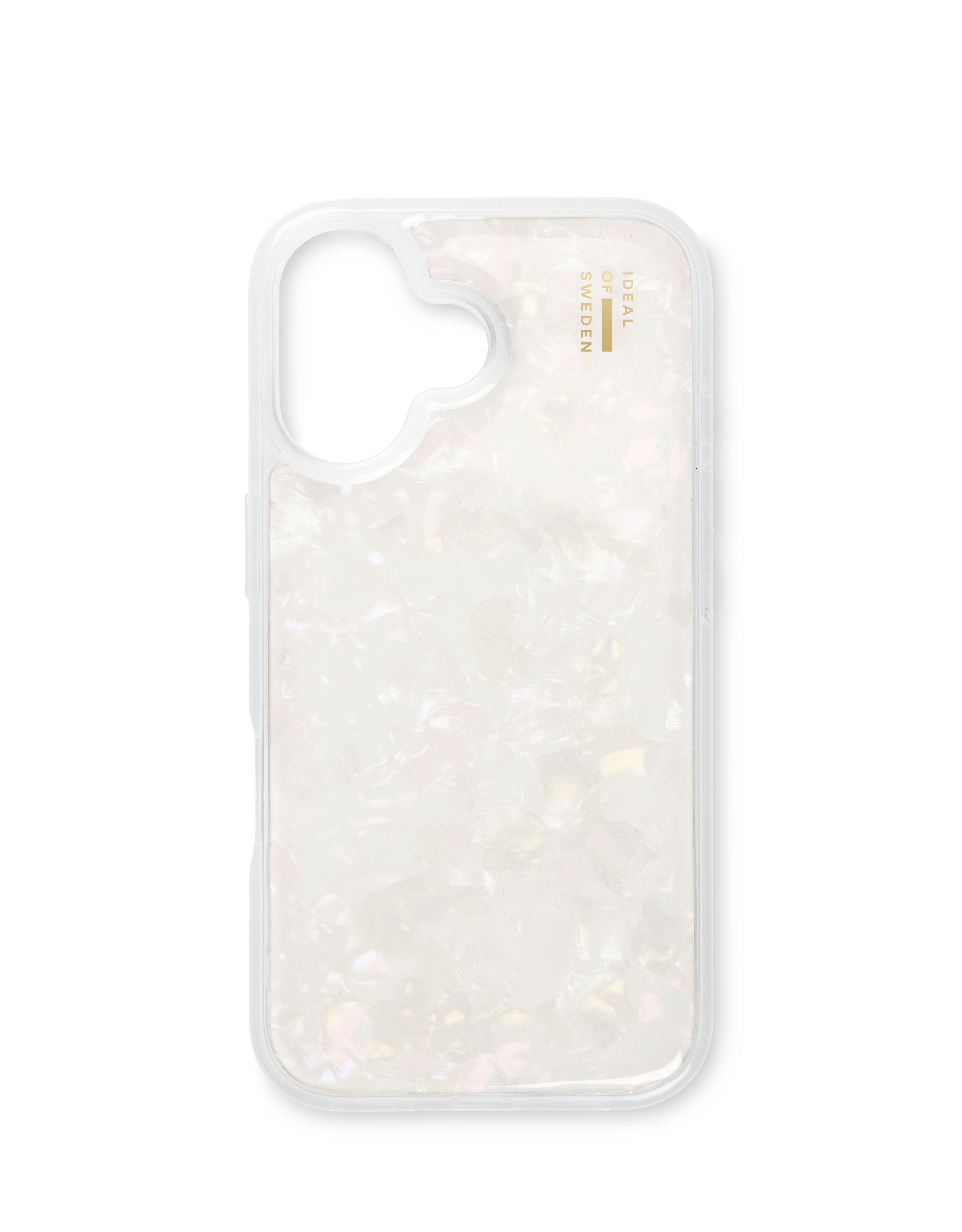 iDeal of Sweden Pearlized Case voor Apple iPhone 16 - Wit