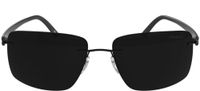 Silhouette Carbon T1 8722 Lunettes De Soleil Homme Noir Géométrique Gris