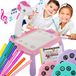 PINGYANG RONGRONG HANDICRAFT Projecteur de dessin éducatif - Rose - Fonction musicale